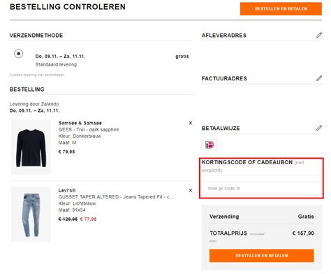 zalando kortingscode